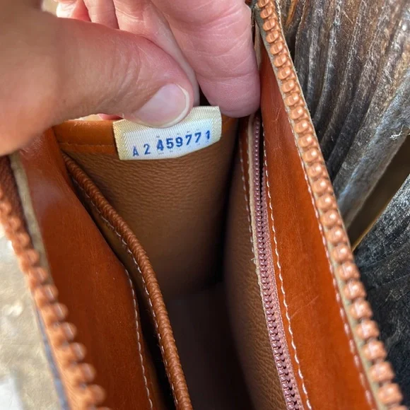 Vintage Dooney Bourke Purse 90s Crossbody Black Pebbled Leather USA Shoulder Bag - Picture 9 of 14
